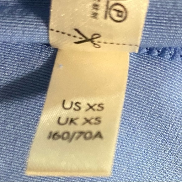 New Free People FP Movement Blue XS Leggings Strappy Bottoms NWT Yoga Jogging - Picture 11 of 16